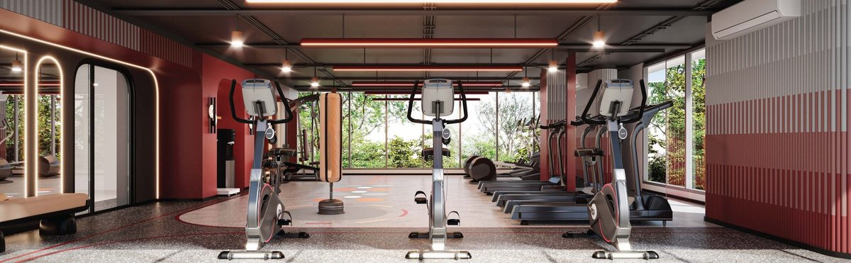 The Title Vivi — gym with cardio equipment